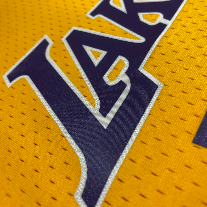 2000 LAKERS O‘NEAL #34 Yellow Retro Top Quality Hot Pressing NBA Jersey