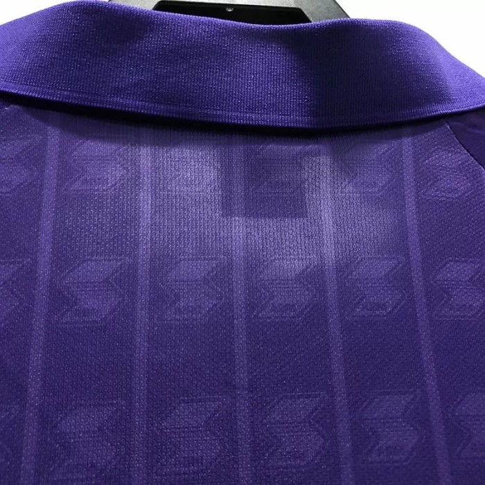 1989-1990 Fiorentina Home Retro Soccer Jersey