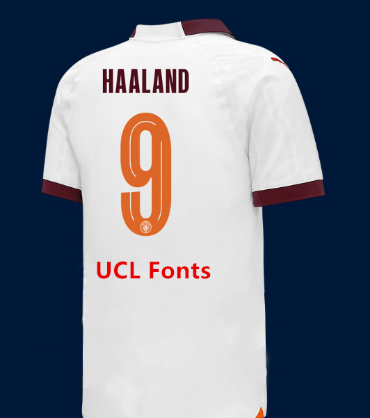 23-24 Man City Away Fans Soccer Jersey