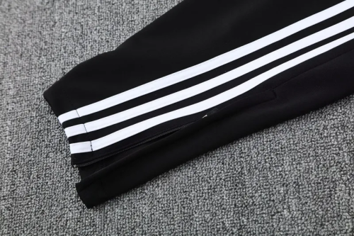 2025 AD Black Jacket Tracksuit