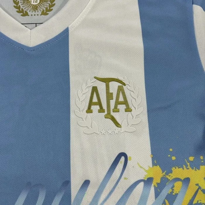 25-26 Argentina Cartoon Special Edition Fans Soccer Jersey