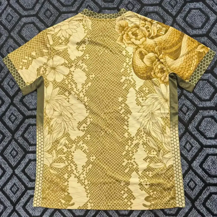 25-26 INT Gold Special Edition Training shirts (蛇) 1:1 Thai Quality