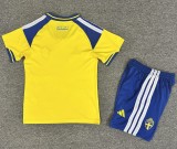 2026 Sweden Home Kids Soccer Jersey
