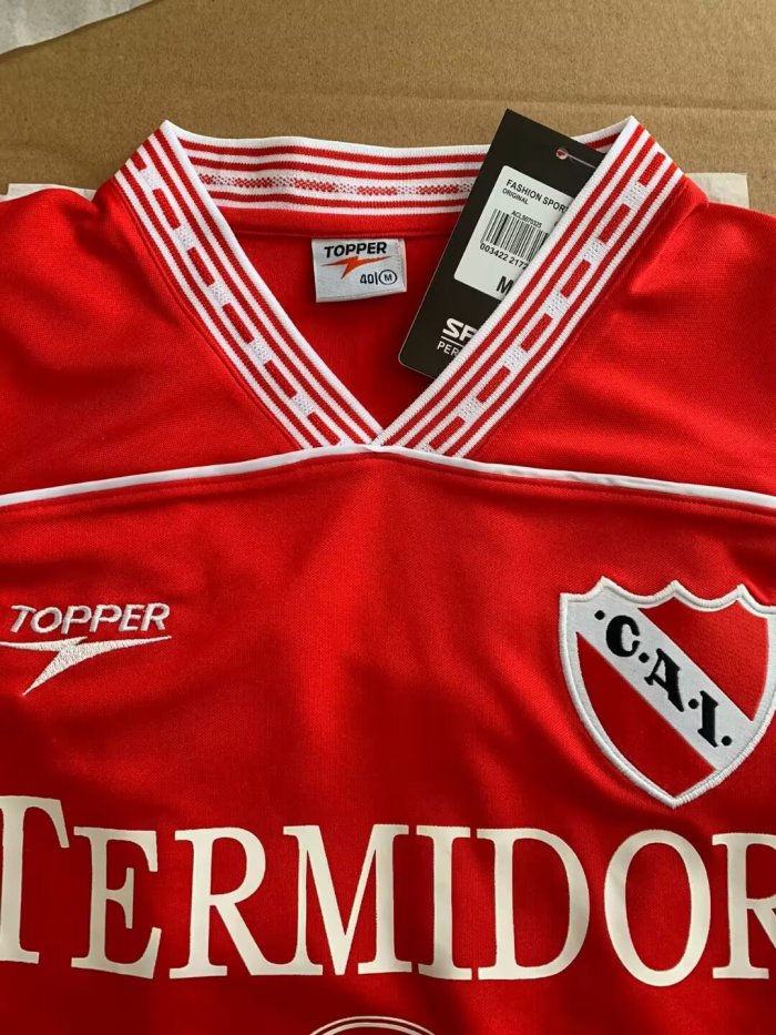1998-2000 CA Independiente Home Retro Soccer Jersey