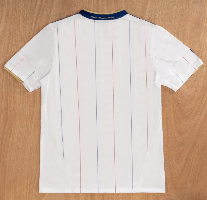 2010 France Away Retro Soccer Jersey