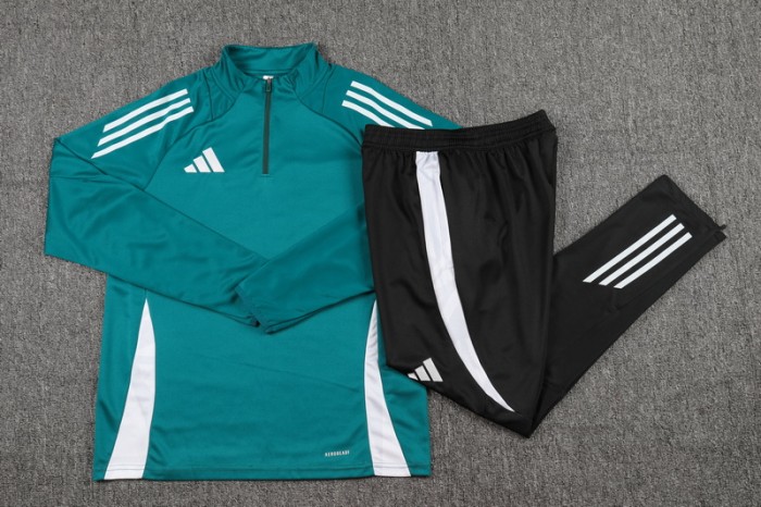2024 AD Green Half Pull Tracksuit