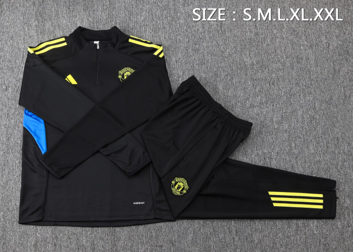 25-26 Man Utd High Quality Half Pull Tracksuit