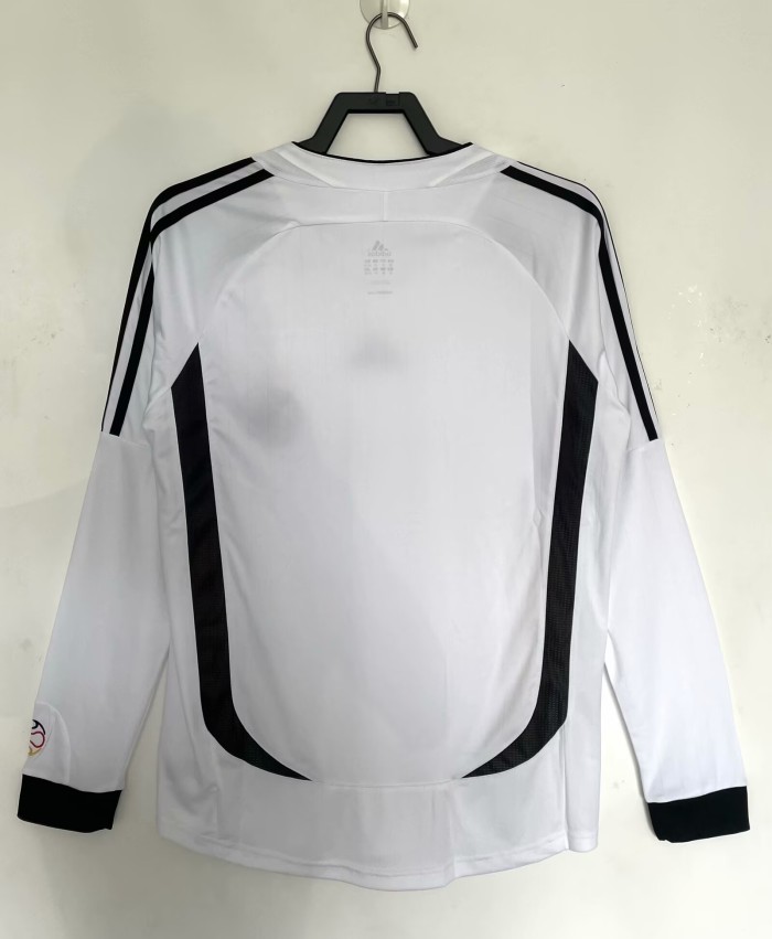 2006 Germany Home Long sleeves Retro Soccer Jersey