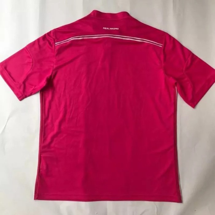 2014-2015 RMA Away Pink Retro Soccer Jersey