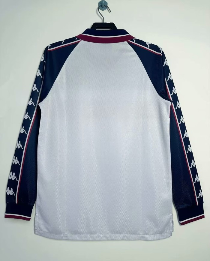 1997-1998 Man City Home Long Sleeve Retro Soccer Jersey (长袖)