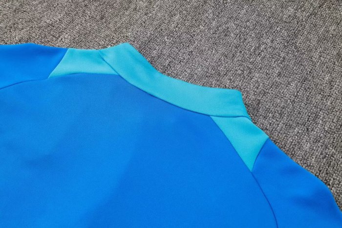 2024 AD Blue Half Pull Tracksuit