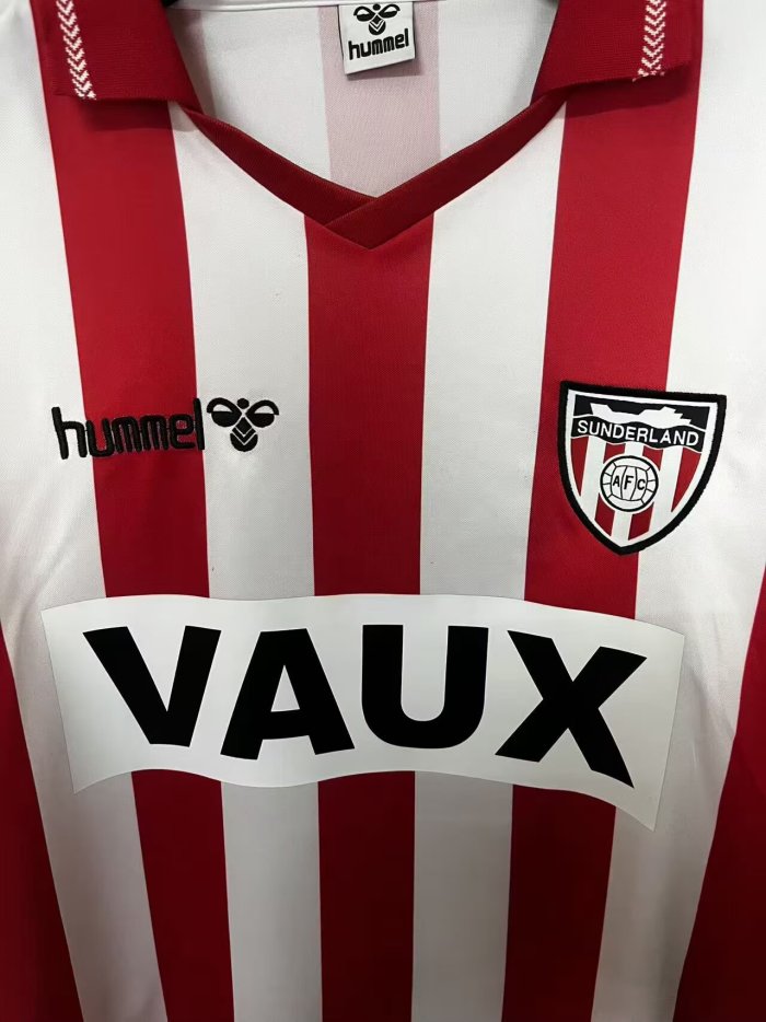 1991 Sunderland Home Retro Soccer Jersey