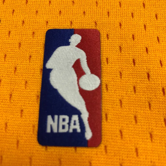 2000 LAKERS BRYANT #8 Yellow Retro Top Quality Hot Pressing NBA Jersey