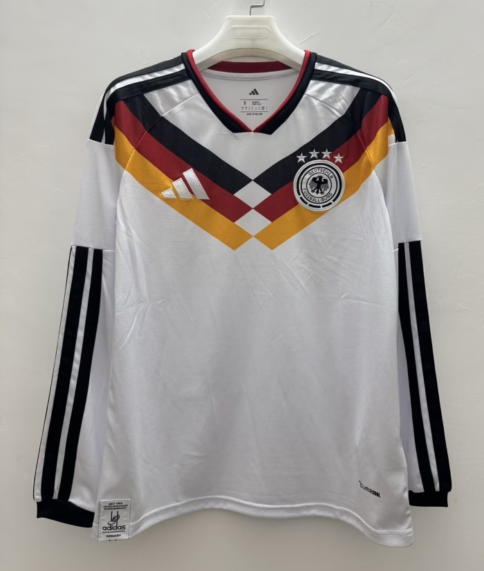 2026 World Cup Germany Home Long Sleeve Fans Soccer Jersey