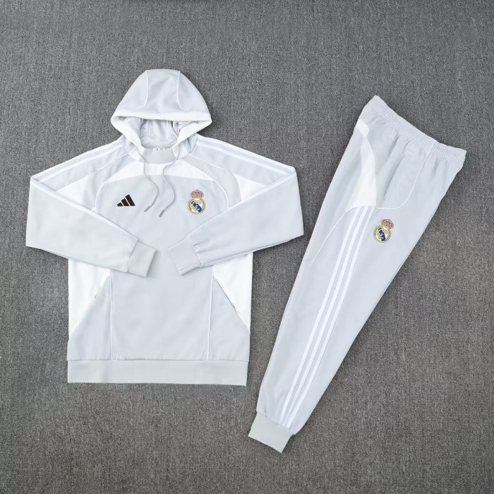 25-26 RMA White Hoodie Tracksuit (卫衣套装)