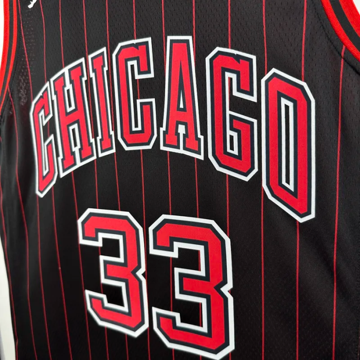 25-26 BULLS LAVINE #8 Black Top Quality Hot Pressing NBA Jersey (Trapeze Edition) 飞人版