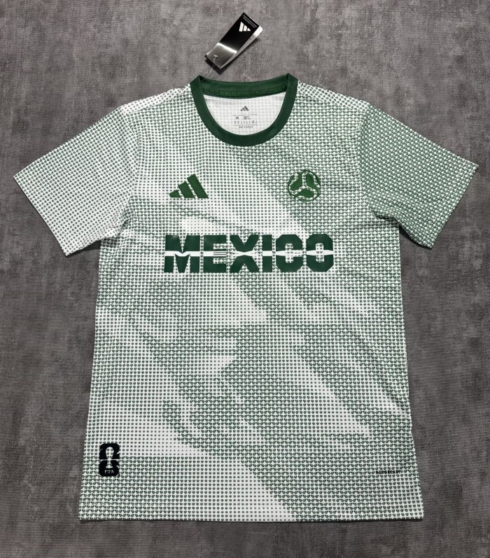 2026 Mexico World Cup Culture Promotion Green Fans Training shirts