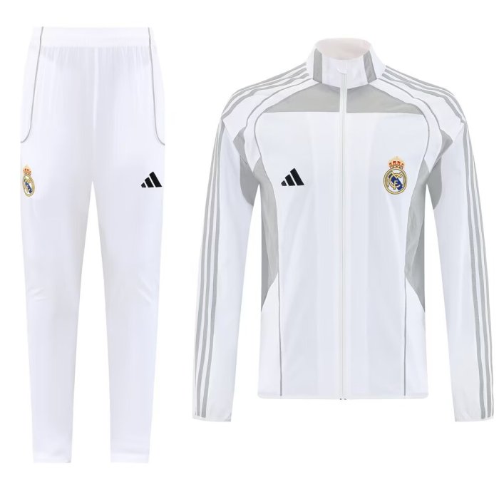 2025 RMA White High Quality Windbreaker Suit