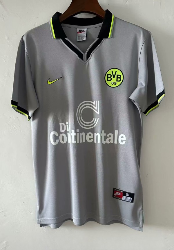 1997-1998 Dortmund Away Retro Soccer Jersey