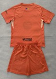 25-26 BAR Orange Goalkeeper Adult Suit 1:1 Thai Quality