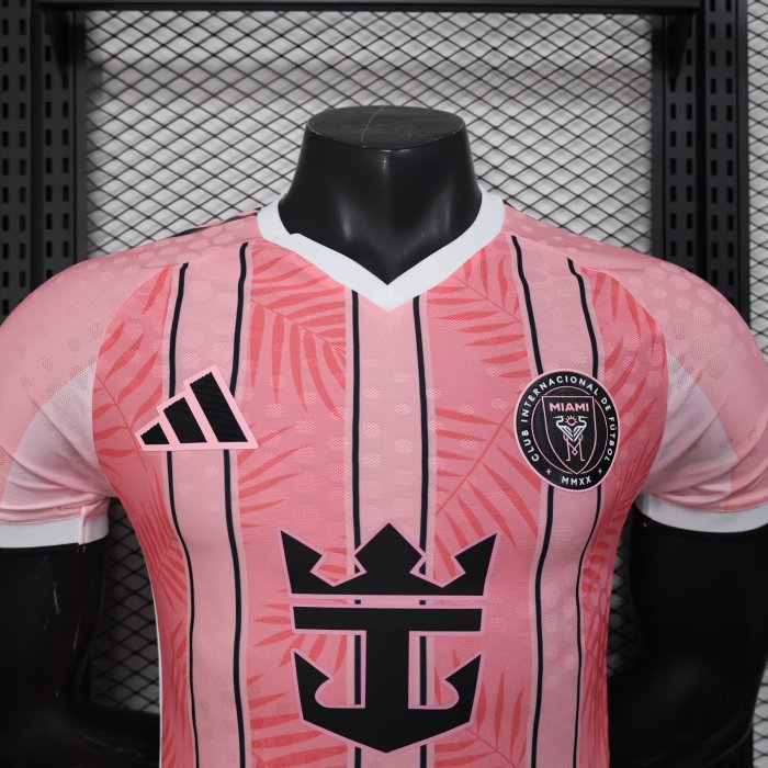 25-26 Inter Miami Pink Special Edition Player Version Soccer Jersey (V领)