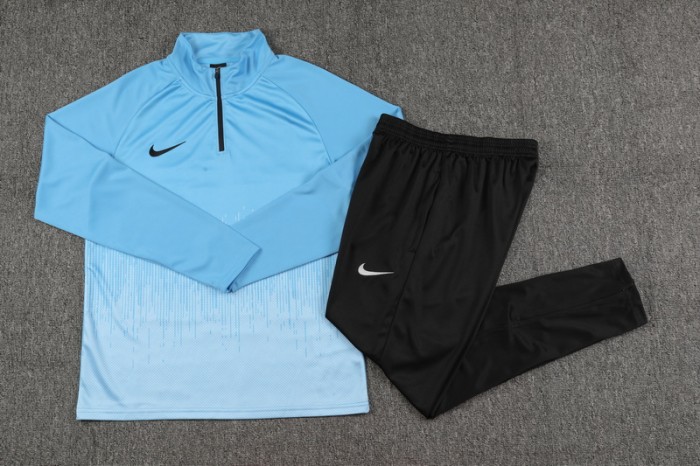 2024 NK Blue Half Pull Tracksuit 