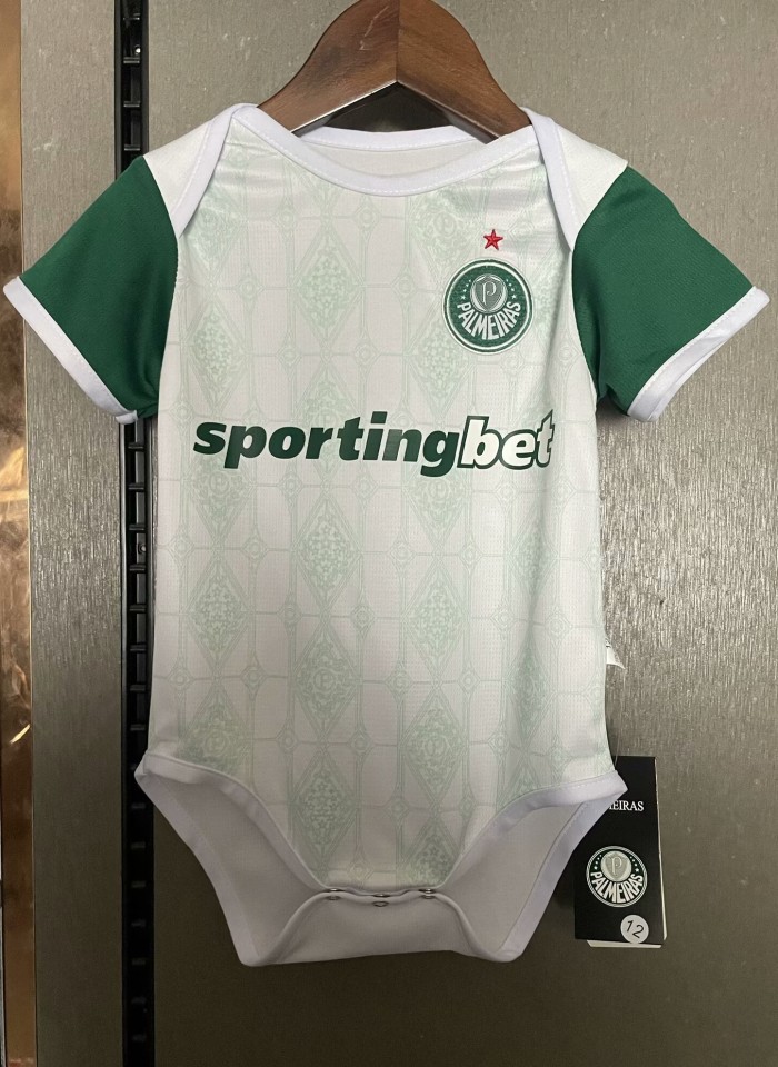 25-26 Palmeiras Away Baby Infant Crawl Suit