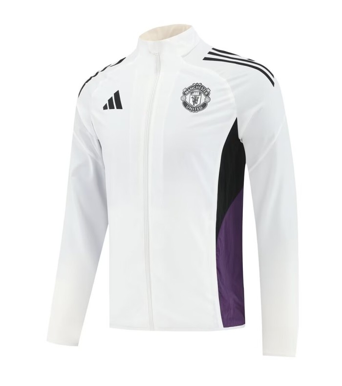 25-26 Man Utd White Windbreaker