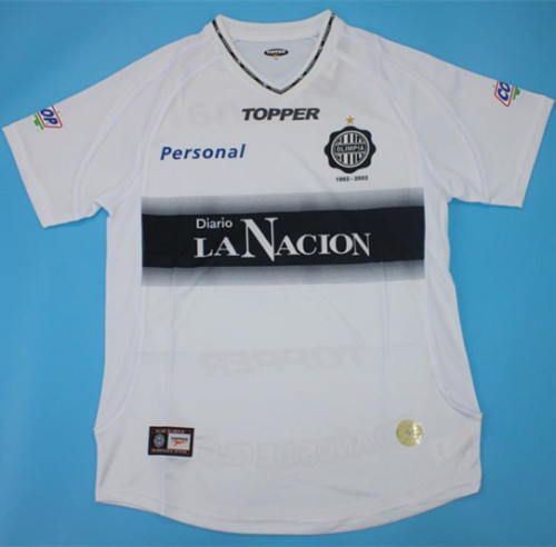 2002 Club Olimpia Home Retro Soccer Jersey