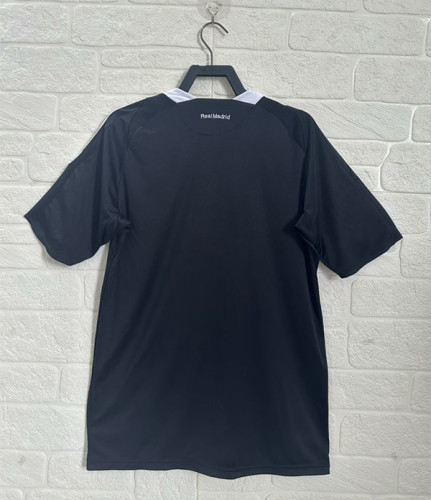 2008-2009 RMA Away Black Retro Soccer Jersey