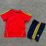 2008 Spain Home Retro Kids Soccer Jersey