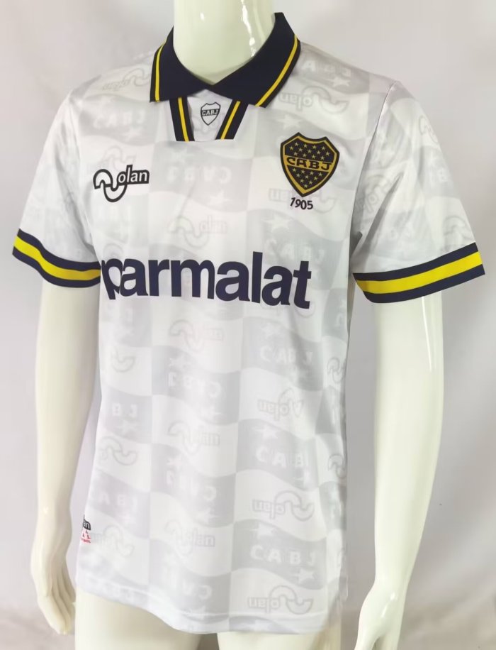 1995-1996 Boca Juniors Away Retro Soccer Jersey