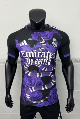 25-26 RMA Purple Special Edition Player Version Training Shirts *玫瑰蛇