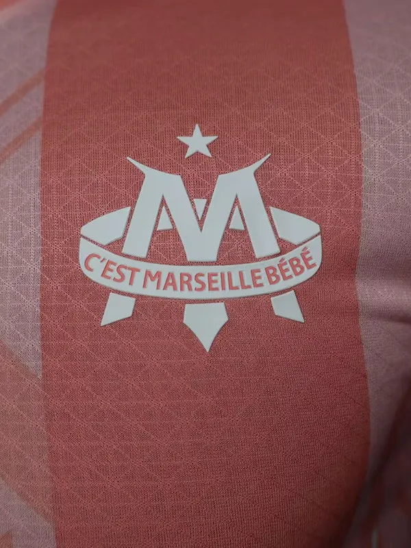 25-26 Marseille Pink Joint Edition Player Version Training shirts