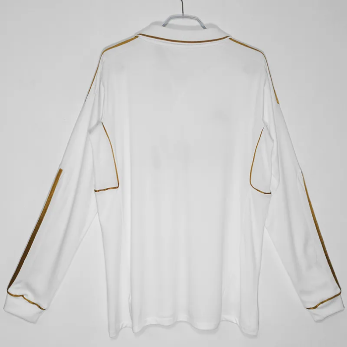 2011-2012 RMA Home Long Sleeve Retro Soccer Jersey