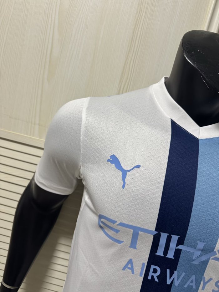 2026 Man City White Special Edition Player Version Soccer Jersey