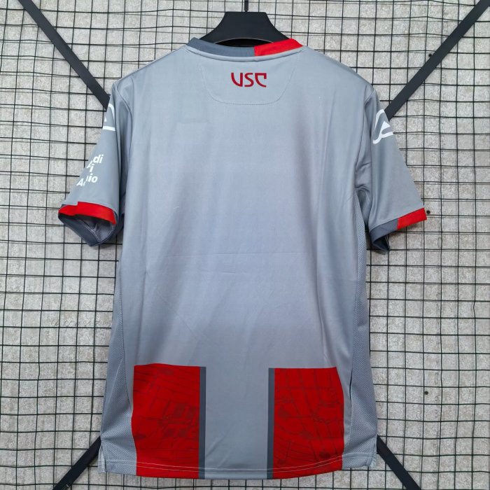 25-26 Cremonese Home Fans Soccer Jersey 1:1 Thai Quality