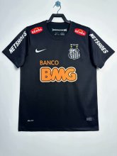 2012-2013 Santos FC Black Retro Soccer Jersey