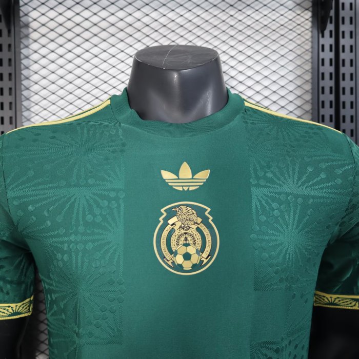 25-26 Mexico Gold Cup Green Player Vesion Soccer Jersey