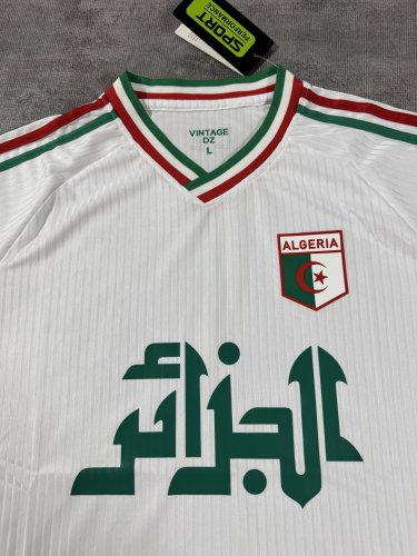 25-26 Algeria White Special Edition Fans Training shirts
