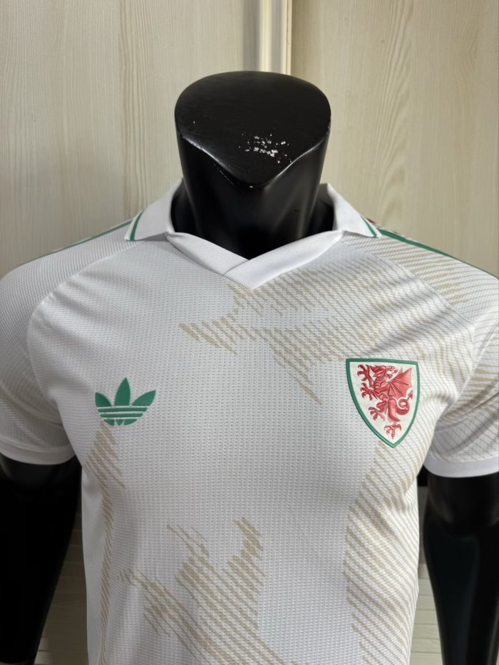 2026 Wales Away Player Version Soccer Jersey