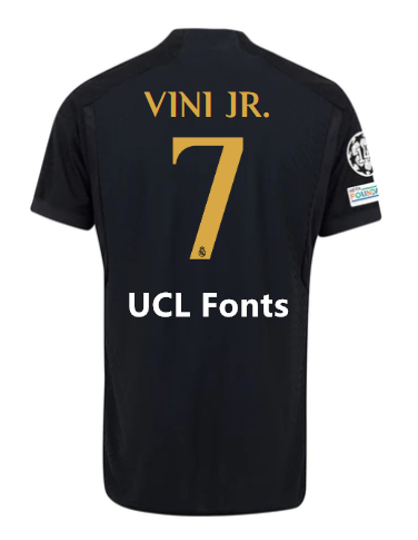 23-24 RMA Third 1:1 Fans Soccer Jersey