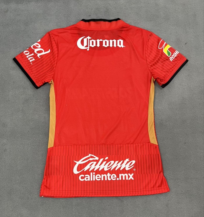 25-26 Toluca Home Women Fans Soccer Jersey