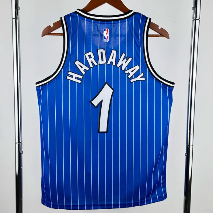 2018-2019 Magic HARDAWAY #1 Blue Retro Top Quality Hot Pressing NBA Jersey