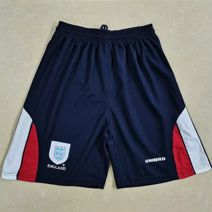 1998 England Home Retro Shorts Pants