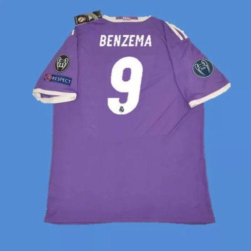 2016-2017 RMA Away Long Sleeve Retro Soccer Jersey