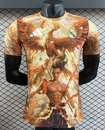 25-26 RMA Orange Special Edition Player Version Soccer Jersey