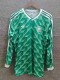 2012 Germany Green Long sleeves Retro Soccer Jersey