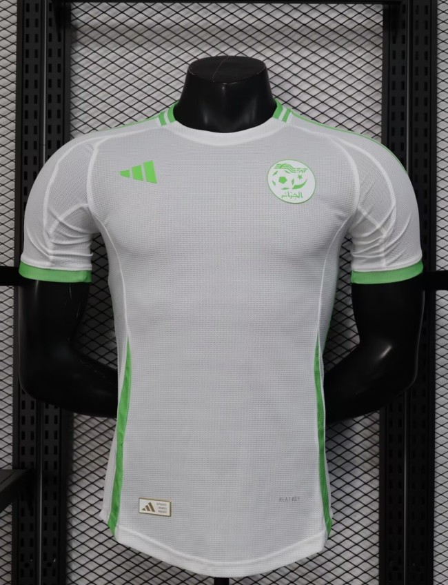 25-26 Algeria White Player Version Training shirts (绿标)