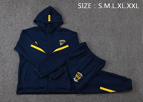 25-26 Boca Juniors High Quality Hoodie Jacket Tracksuit
